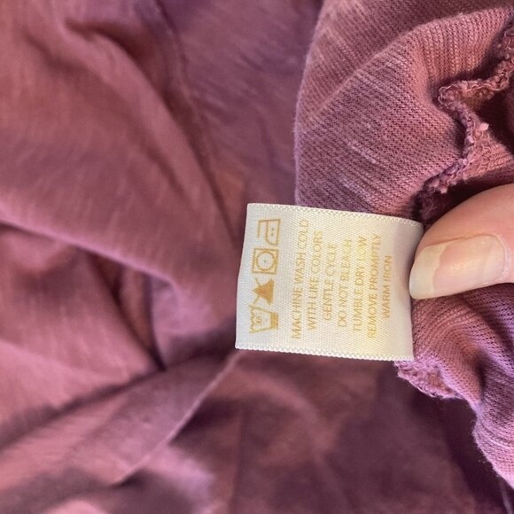 Aventura Womens Skirt Pink Casual Organic Cotton Size Small Floral Embroidery - Picture 10 of 10